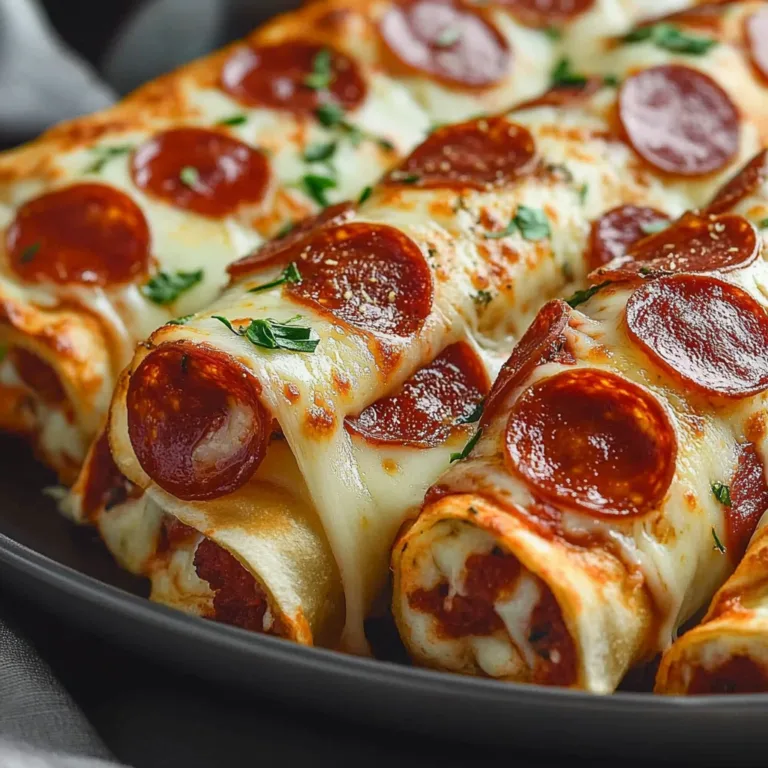 Irresistible Cheesy Pepperoni Pizza Roll-Ups Recipe