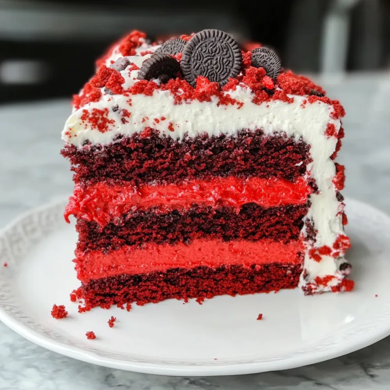 Indulge in Red Velvet Oreo Cake – A Dreamy Delight!