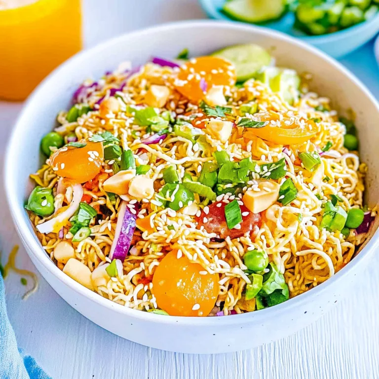Delightful Ramen Noodle Salad: Quick & Crunchy Recipe