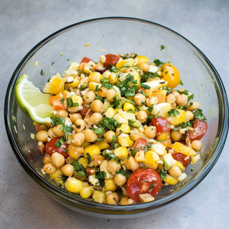 Refreshing Summer Corn and Chickpea Salad Recipe