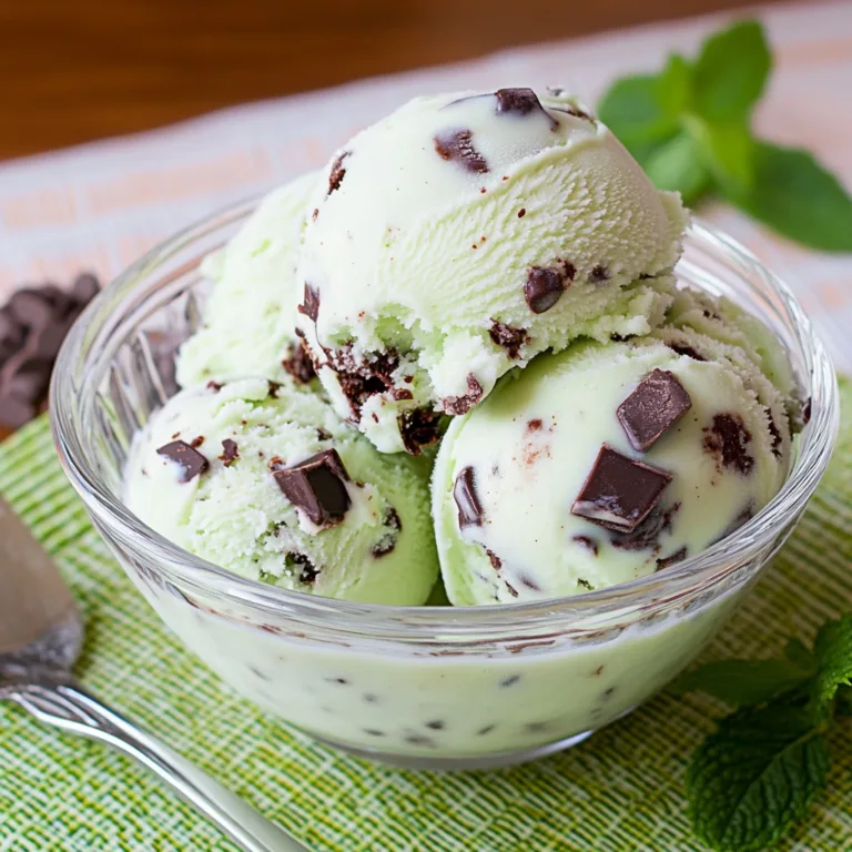 Delightful Mint Chocolate Chip Ice Cream Recipe to Try