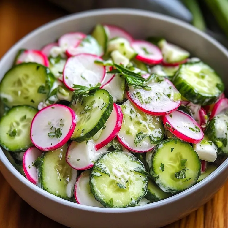 Refreshing Cucumber Radish Salad Recipe for Summer Bliss