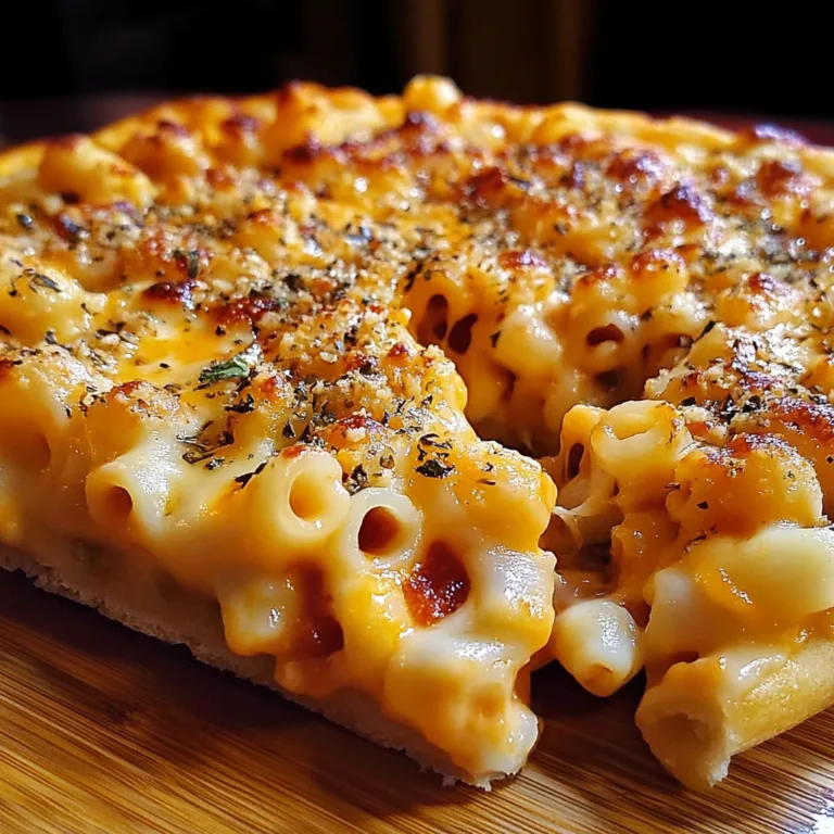 Indulge in Macaroni and Cheese Pizza: A Cheesy Delight