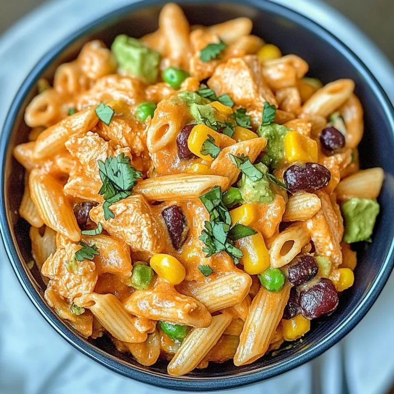 Zesty Chicken Enchilada Pasta Salad – Flavorful & Fresh