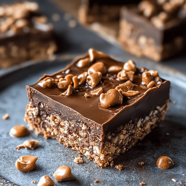 Irresistible Healthy No-Bake Chocolate Peanut Butter Bars
