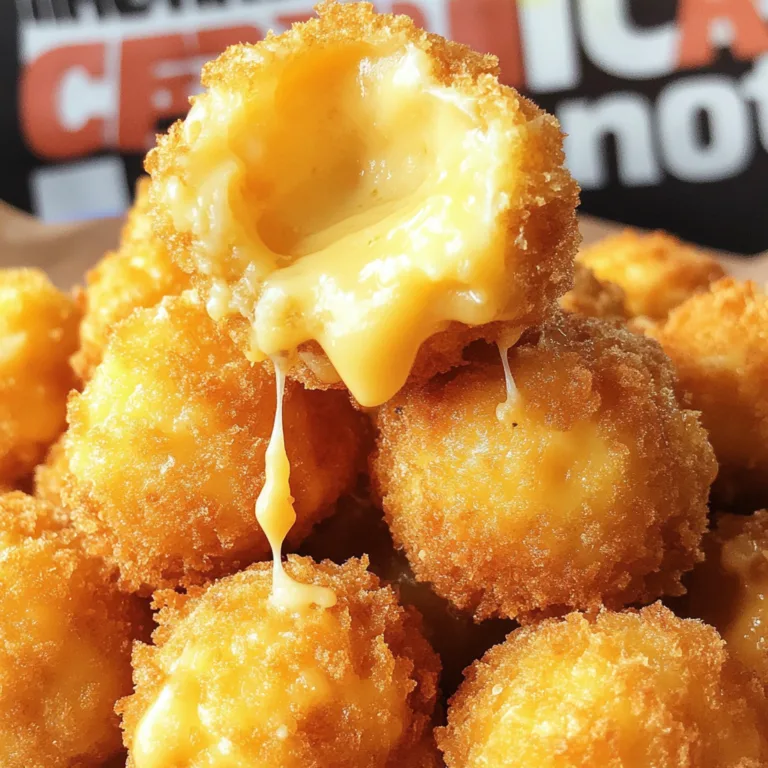 Crispy Fried Cheese Balls: Irresistible Comfort Food