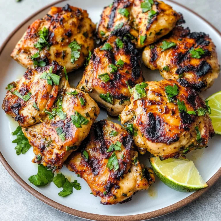 Ultimate Grilled Chicken Thighs Recipe – Juicy & Flavorful