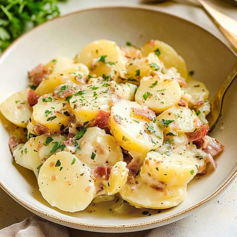 Irresistible German Potato Salad with Tangy Twist