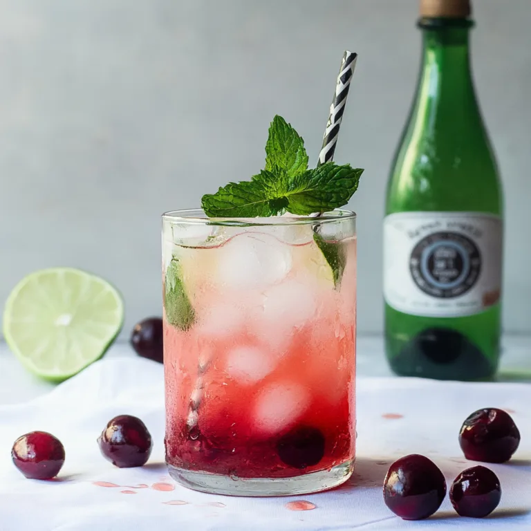 Refreshing Cherry Mojito Recipe for Tropical Bliss