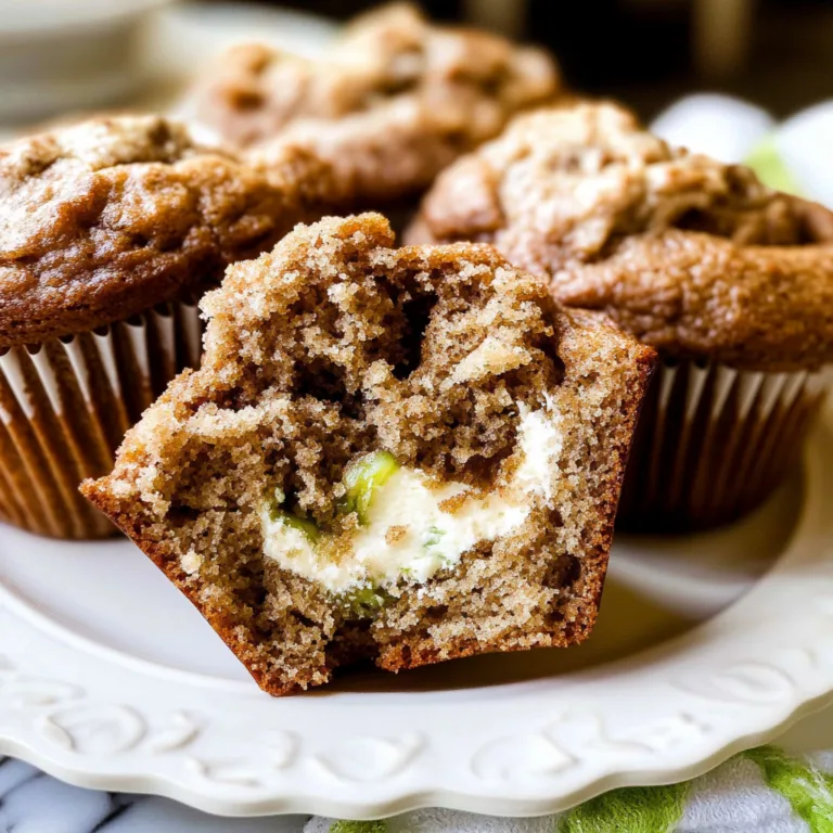 Irresistible Cream Cheese Zucchini Muffins Recipe