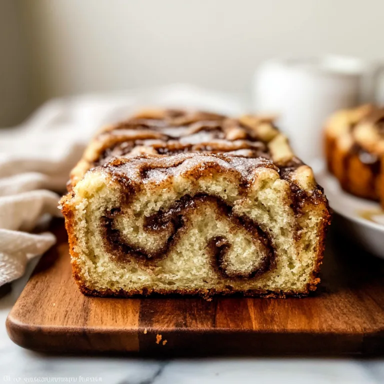 Irresistible Cinnamon Swirl Quick Bread Recipe Delight