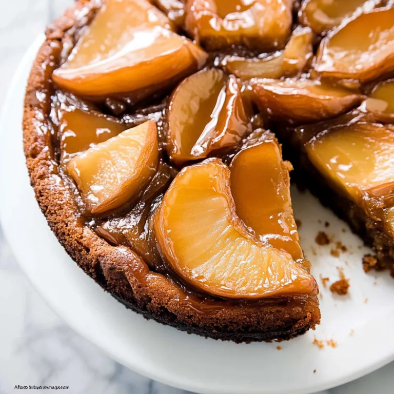 Irresistible Caramel Apple Upside Down Cake Recipe