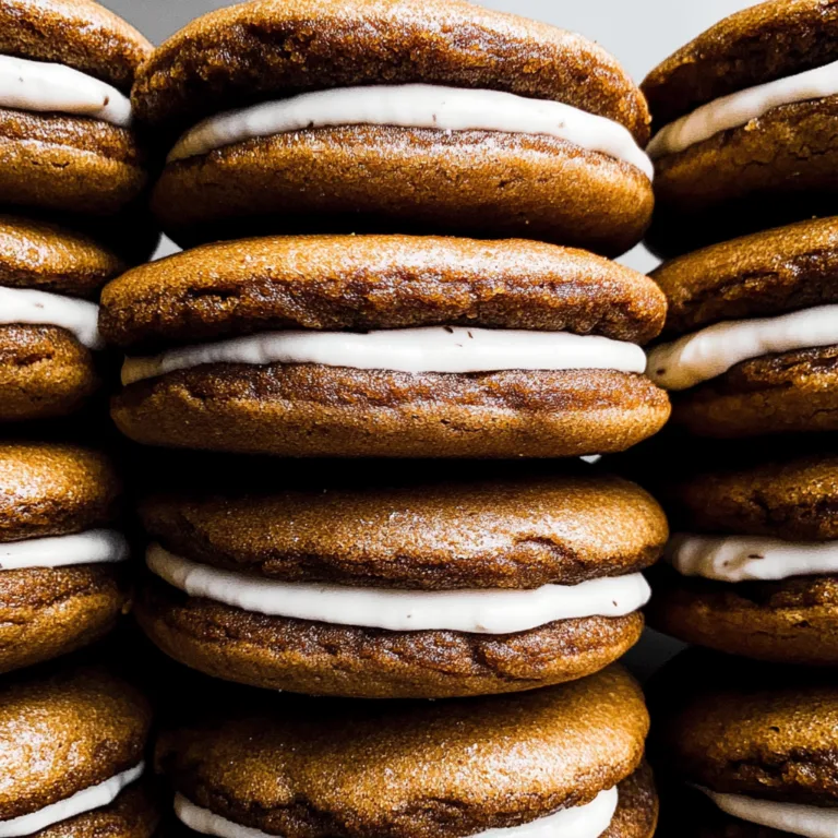 Irresistible Gingerbread Whoopie Pies Recipe Delight