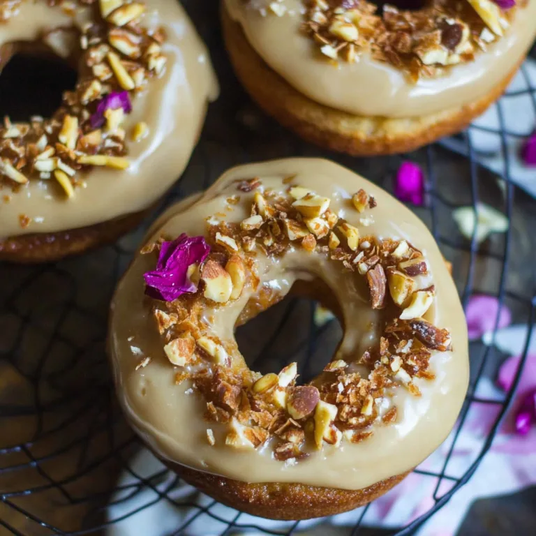 Irresistible Baked Banana Bread Almond Donuts Recipe