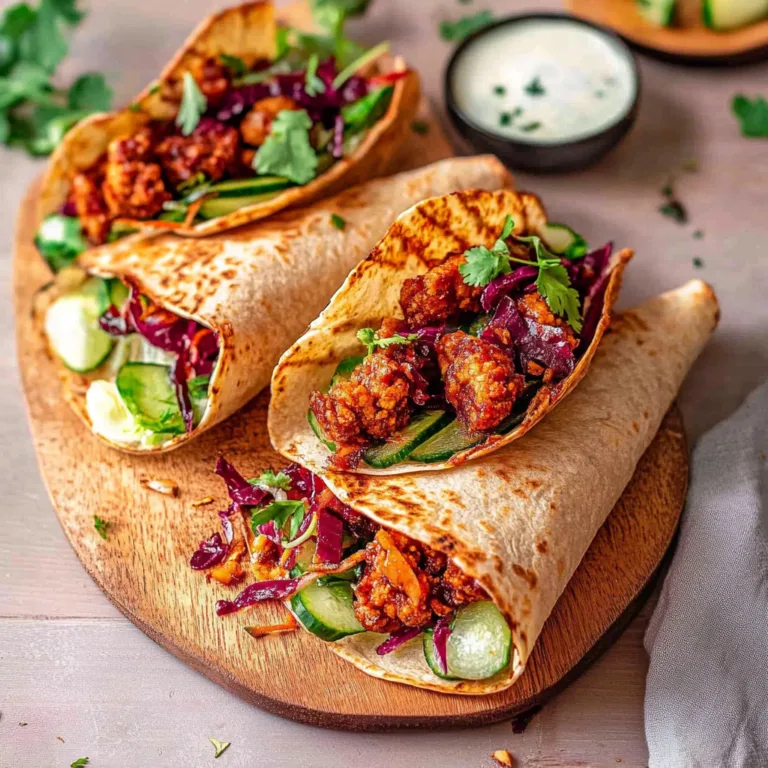 Irresistible Maple BBQ Cauliflower Wraps Recipe