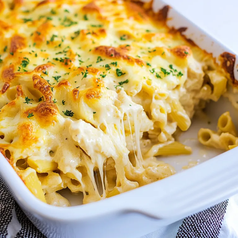 Creamy Chicken Alfredo Bake Recipe for Cozy Dinners