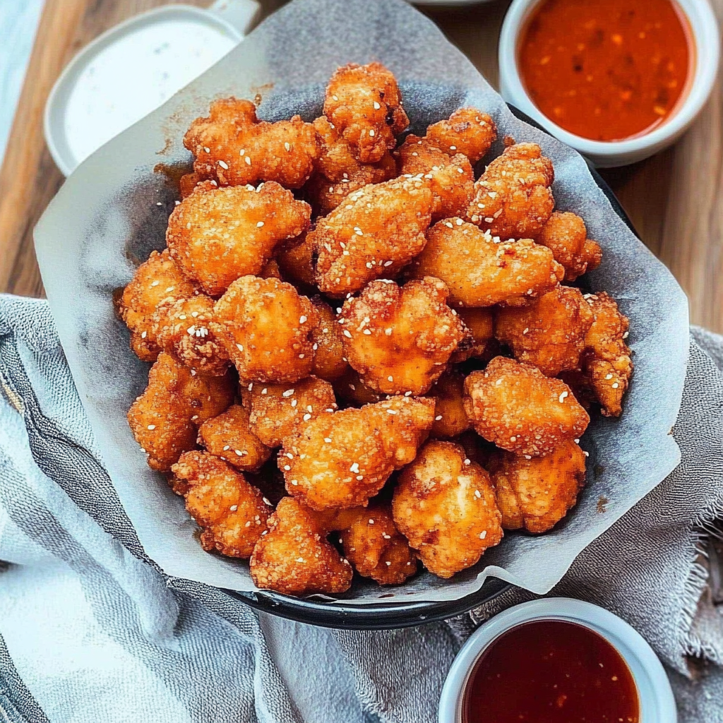 Recipe preparation for Popcorn Chicken