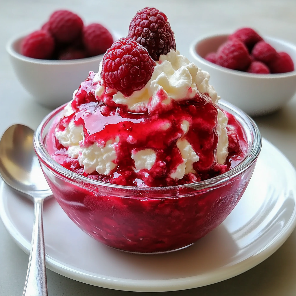 Recipe preparation for Raspberry Fool with Whipped Mascarpone