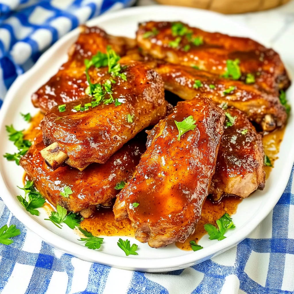 Recipe preparation for Air Fryer Country Style Boneless Pork Ribs