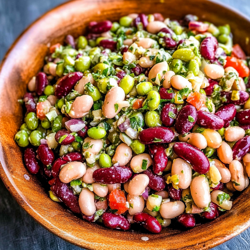 Recipe preparation for 3 Bean Salad