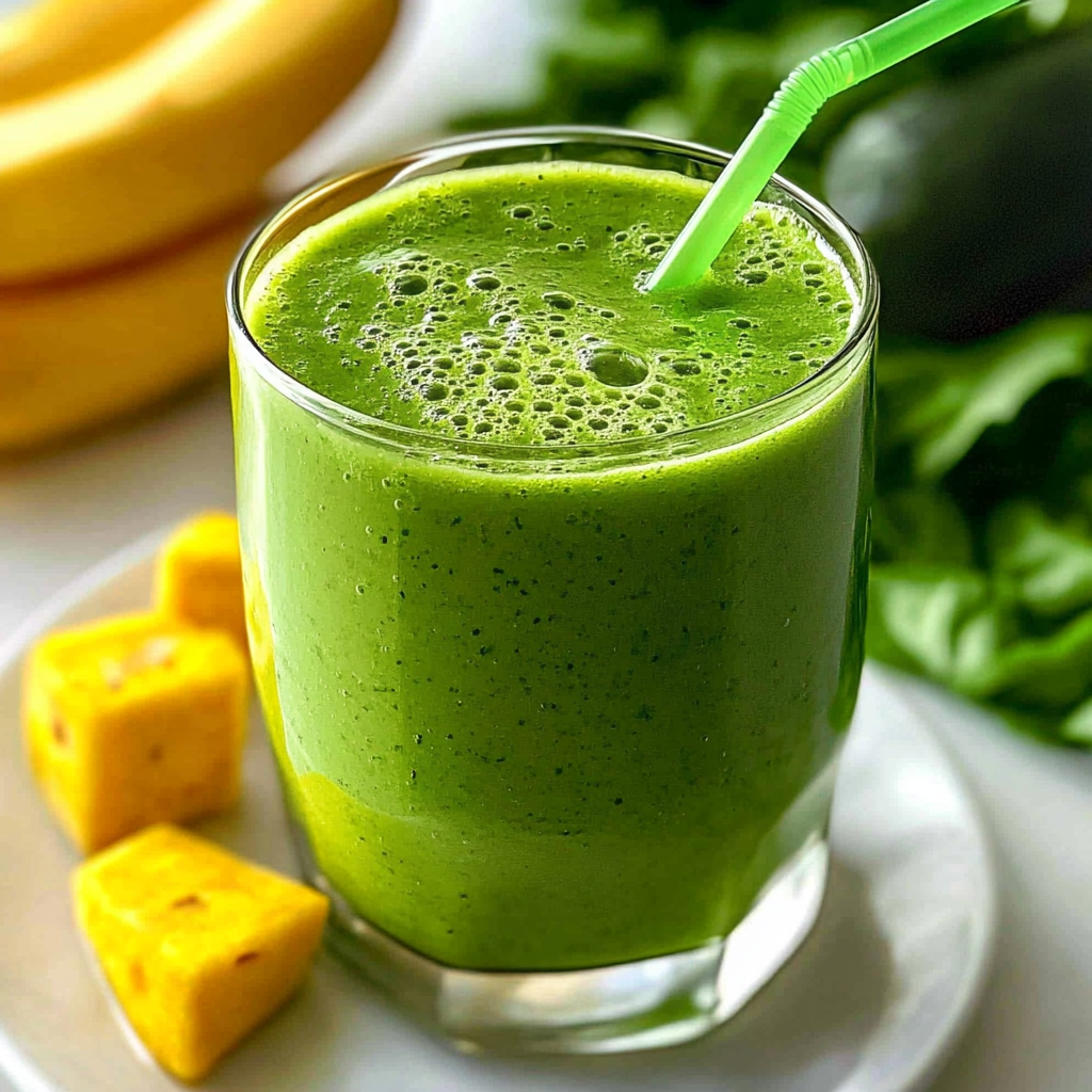 Recipe preparation for Green Smoothie Recipe