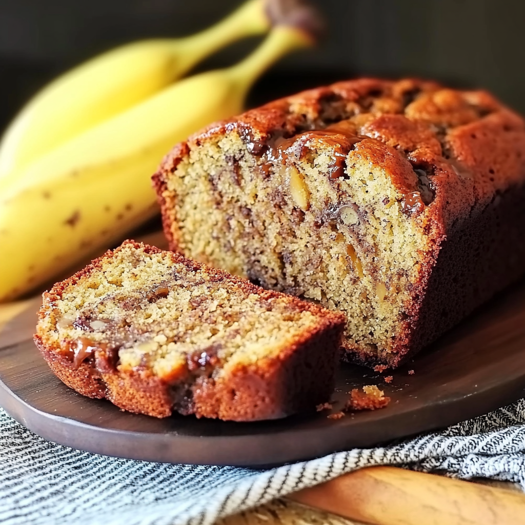Recipe preparation for Buttermilk Banana Bread