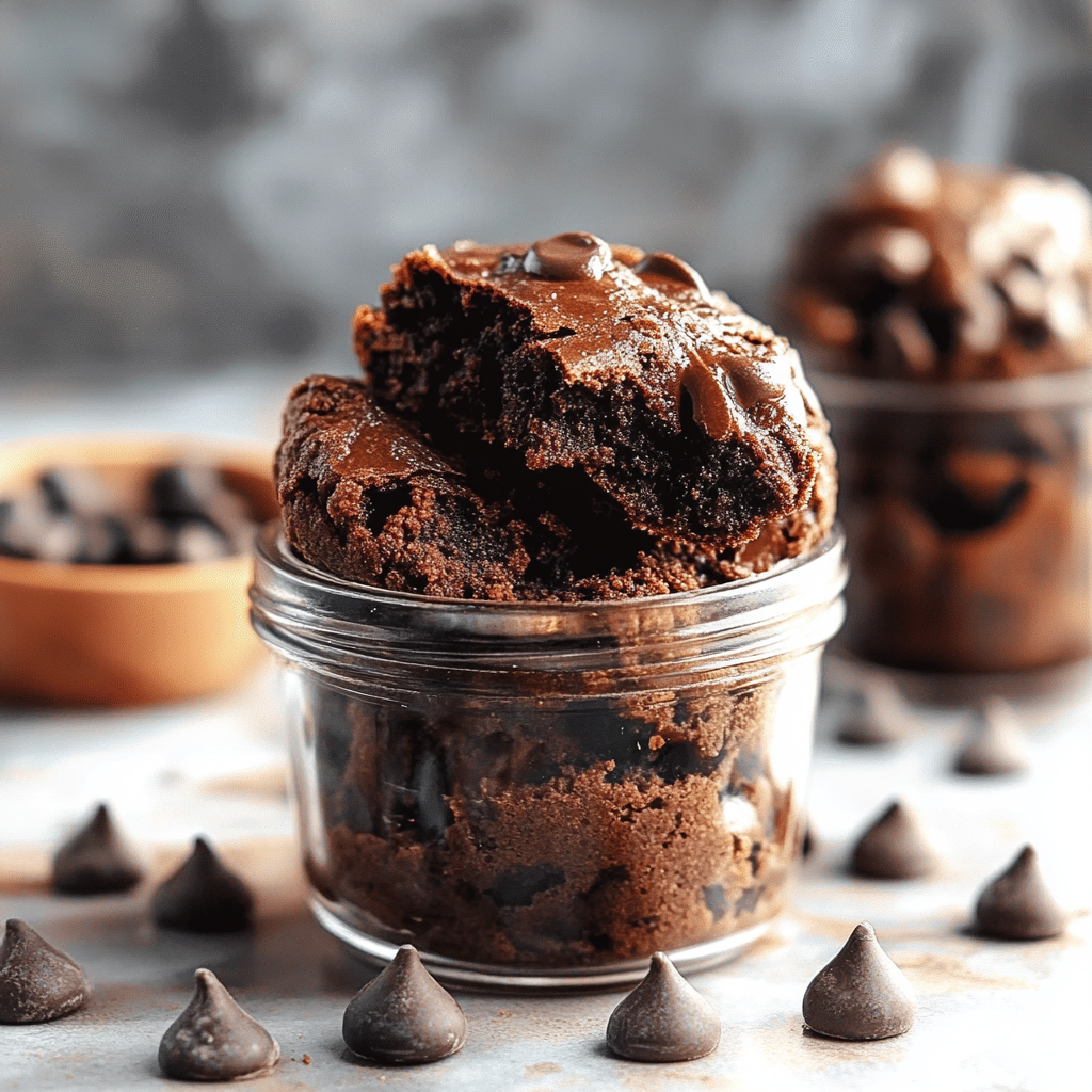 Recipe preparation for Edible Brownie Cookie Dough