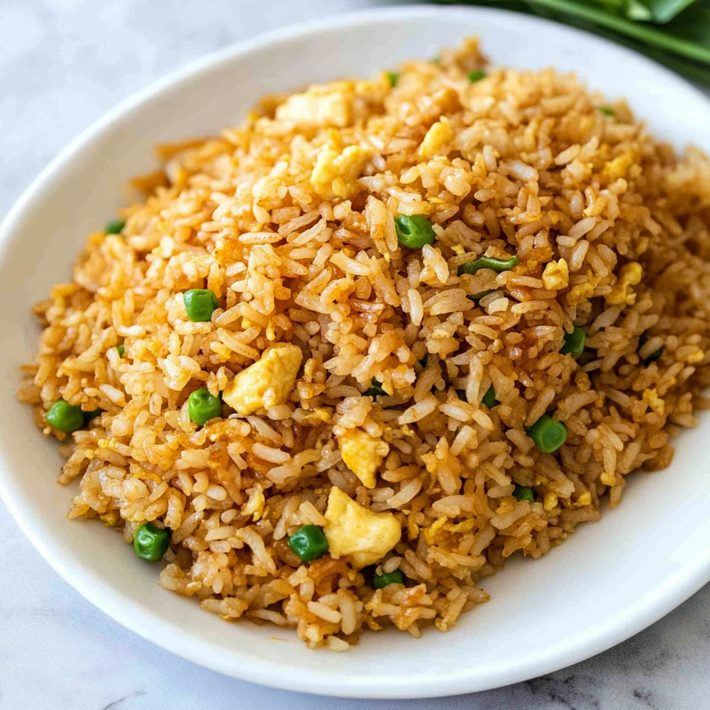 Recipe preparation for Egg Fried Rice
