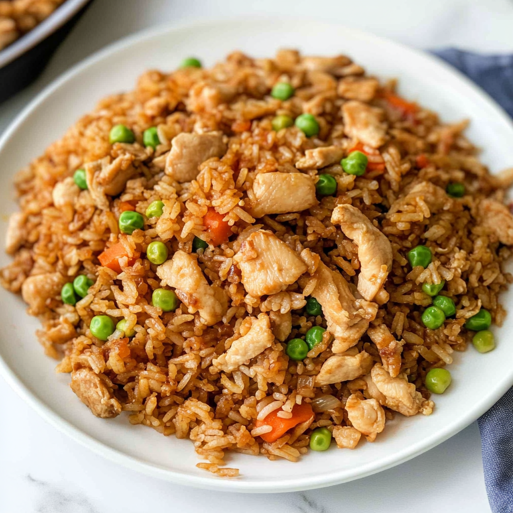 Recipe preparation for Chinese Chicken Fried Rice