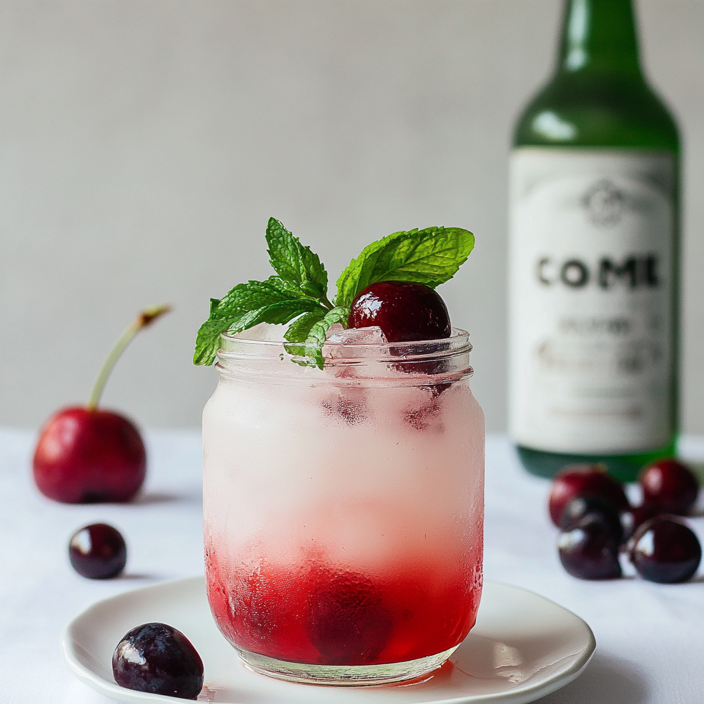 Recipe preparation for Cherry mojito recipe