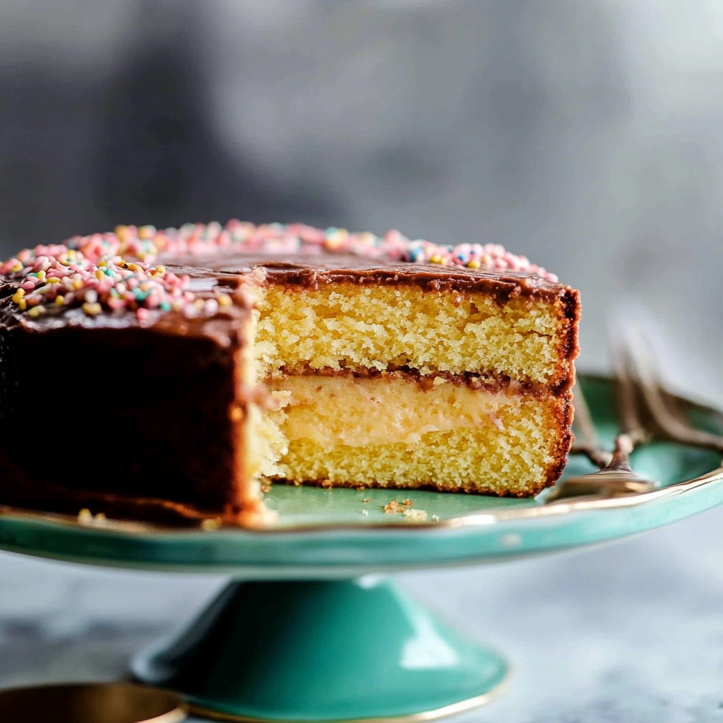 Recipe preparation for The Best Yellow Cake