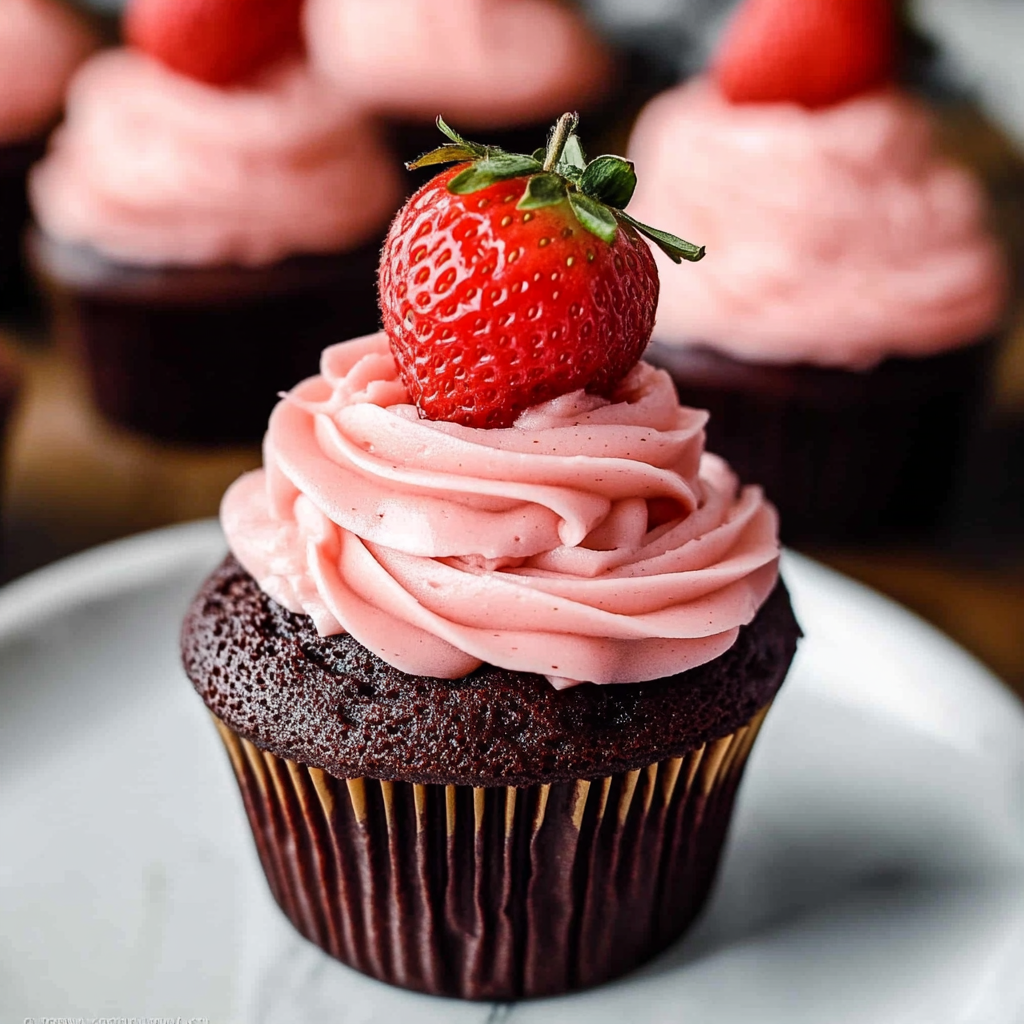 Recipe preparation for Strawberry Buttercream Frosting Recipe