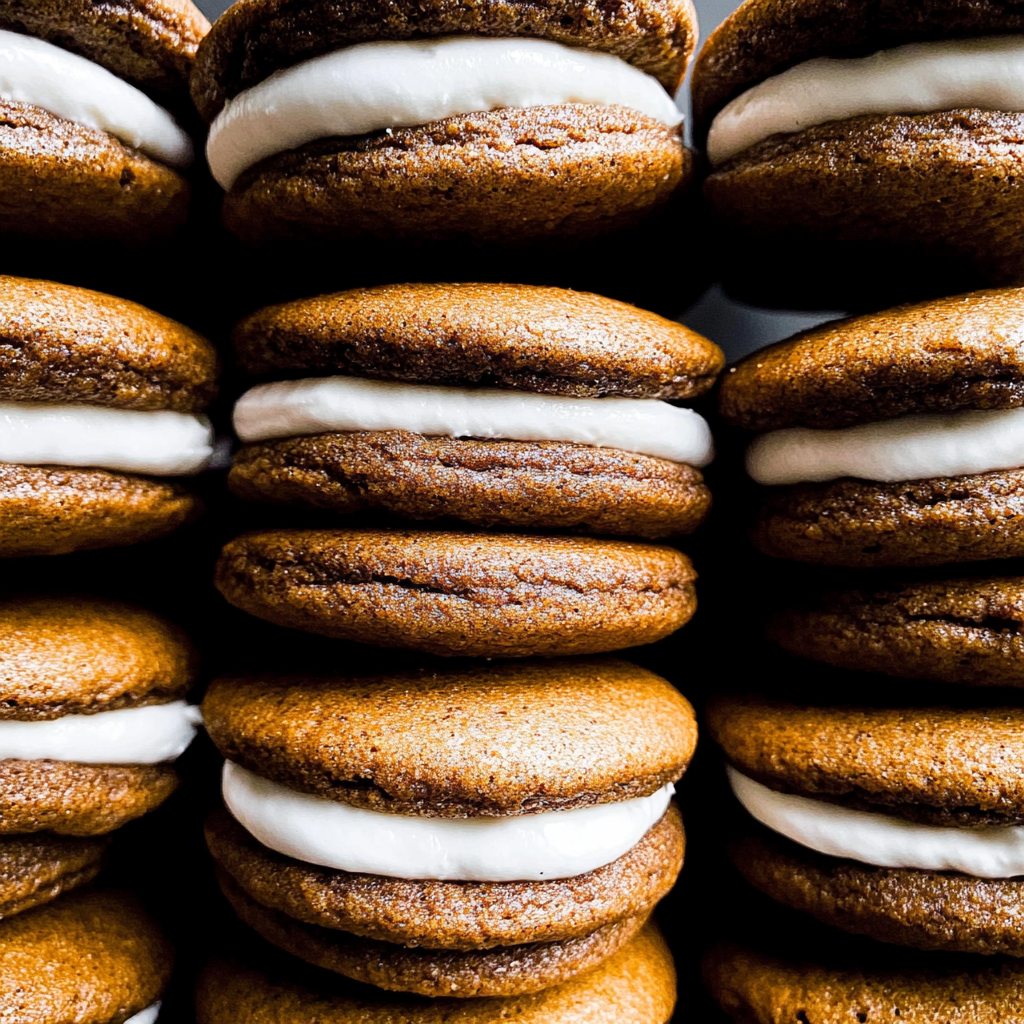 Recipe preparation for Gingerbread Whoopie Pies