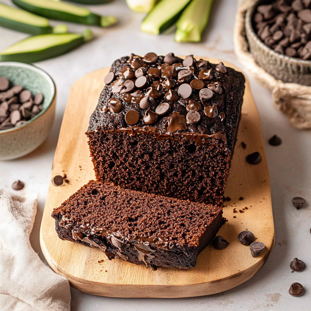 Recipe preparation for Vegan Chocolate Zucchini Bread