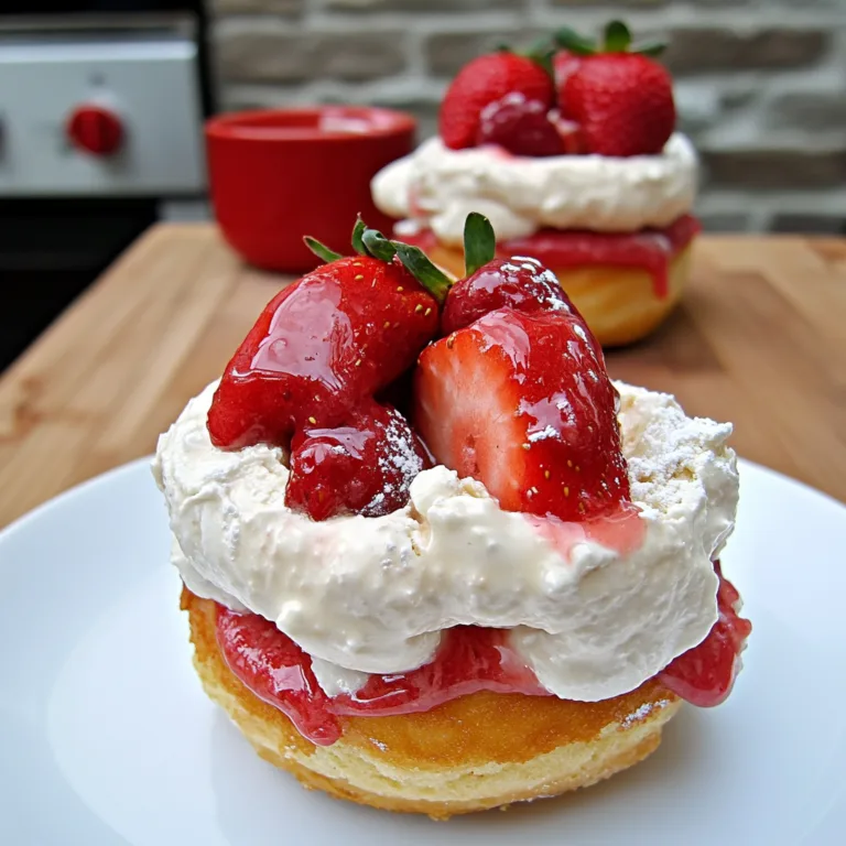 Irresistible Donut Strawberry Shortcake Recipe Delight