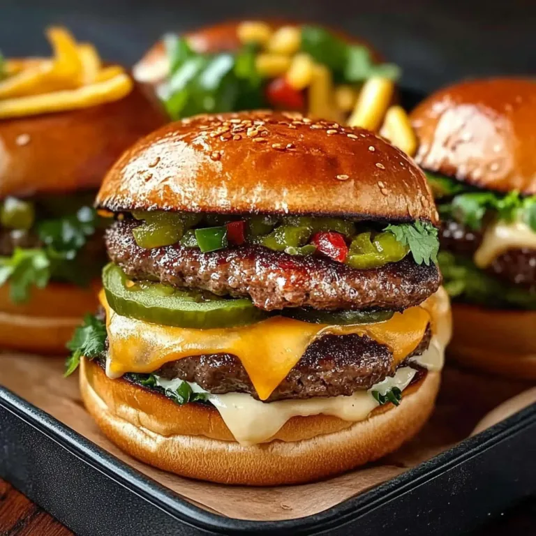 Irresistible Southwest Burger Green Chiles Recipe