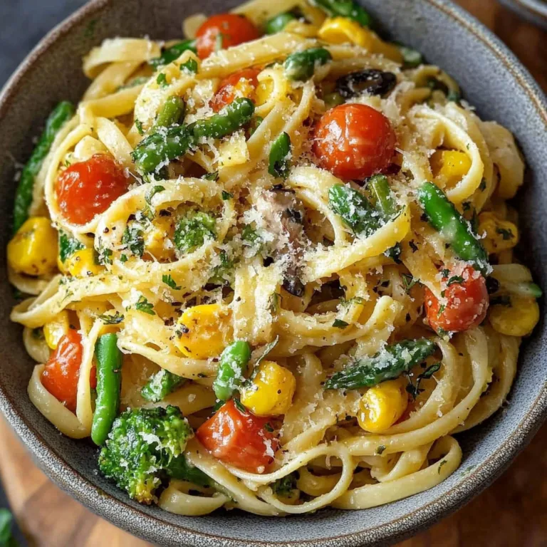 Vibrant Pasta Primavera Vegetable Medley Recipe to Delight