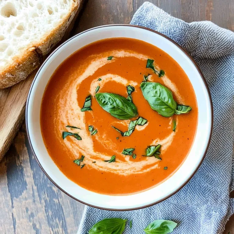 Creamy Tomato Basil Soup: A Cozy 30-Minute Recipe