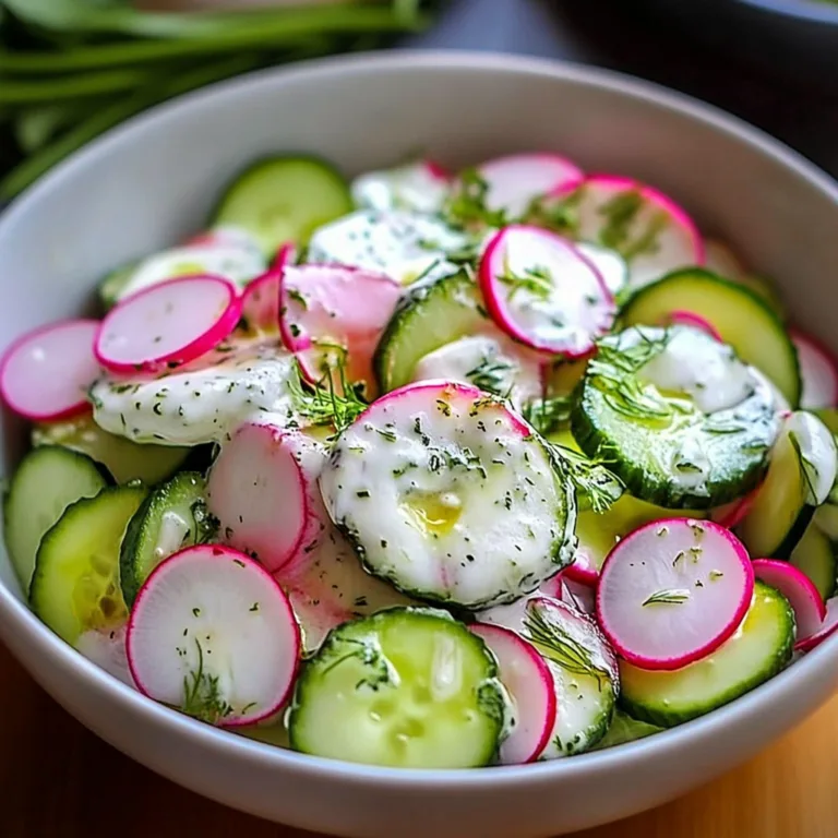 Crunchy Cucumber Radish Salad Recipe for Summer Fun