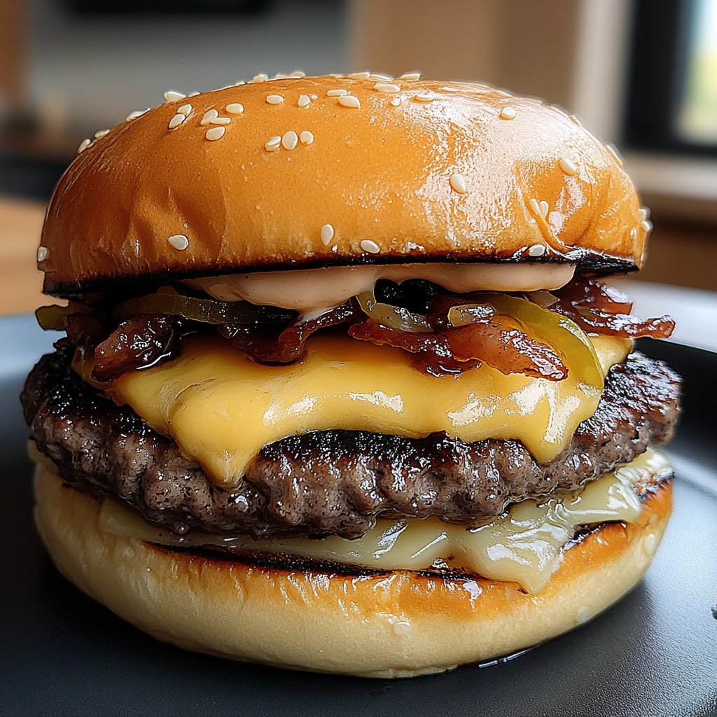 Recipe preparation for smash burger turkey baconnaise