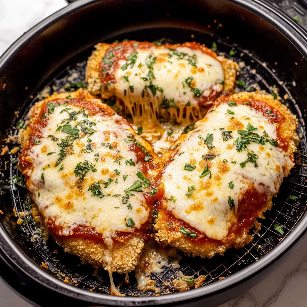 Recipe preparation for chicken parmesan recipe