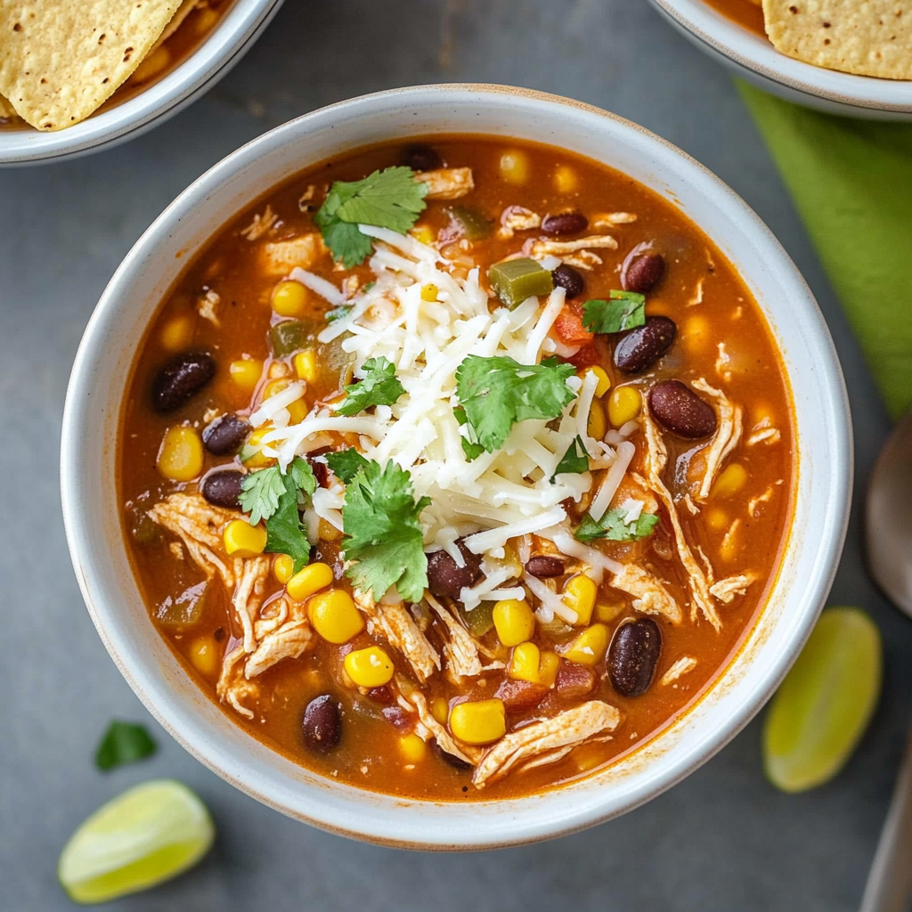 Recipe preparation for Taco Soup Recipe With Chicken