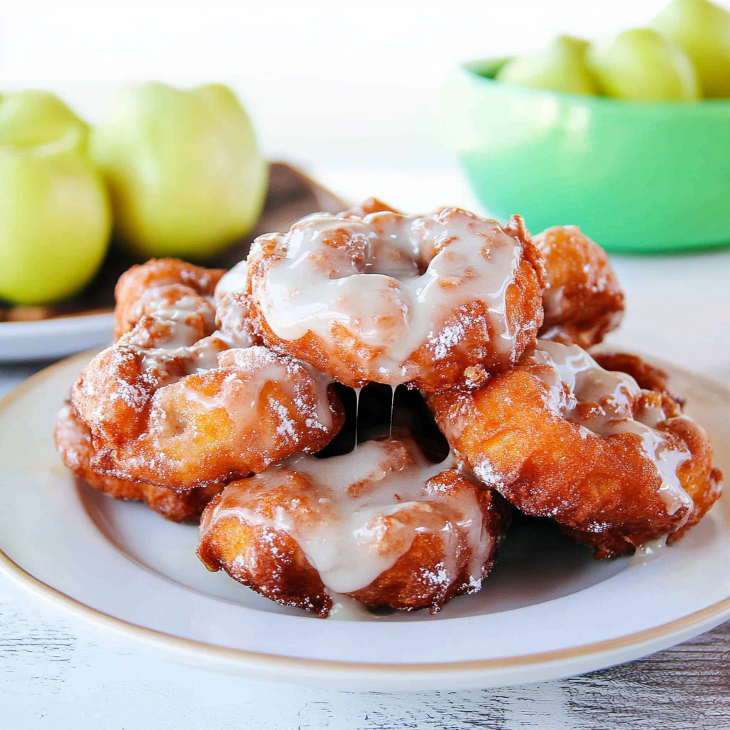 Recipe preparation for apple fritters recipe