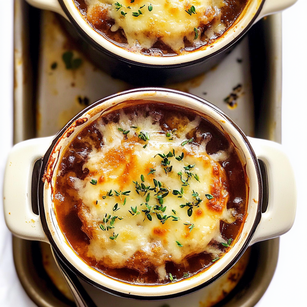 Recipe preparation for french onion soup recipe