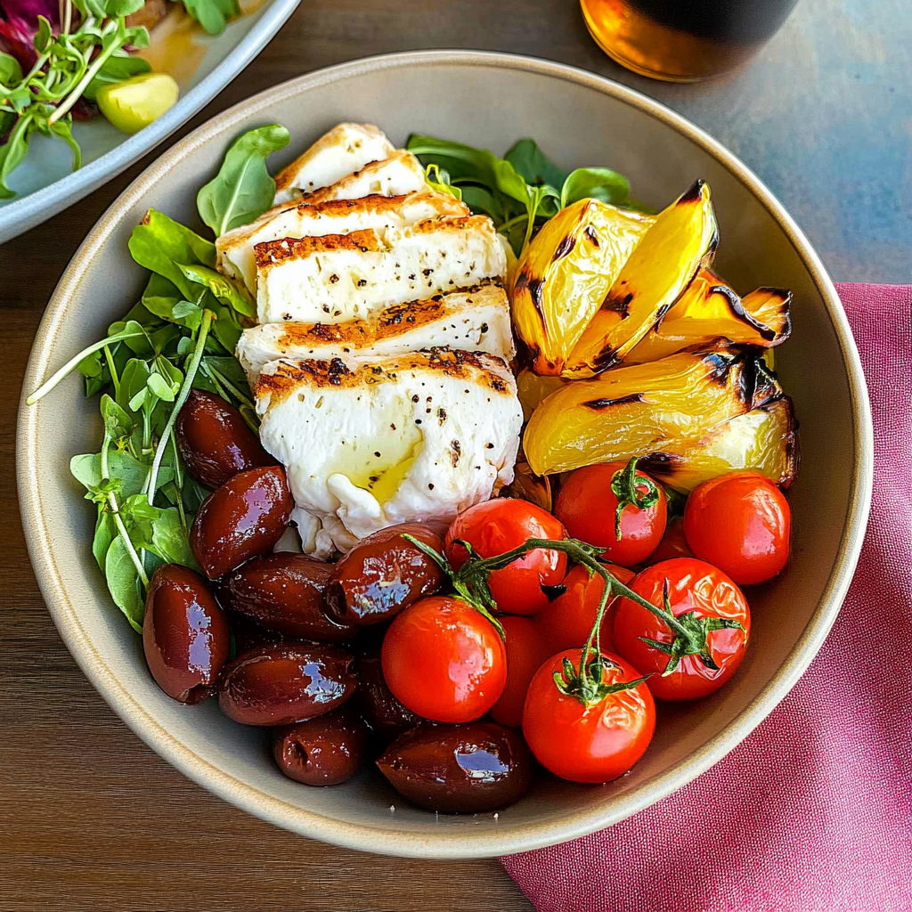 Recipe preparation for Burrata Bowl