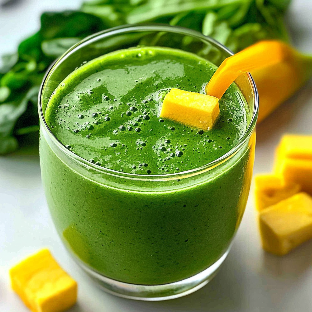 Recipe preparation for Green Smoothie Recipe