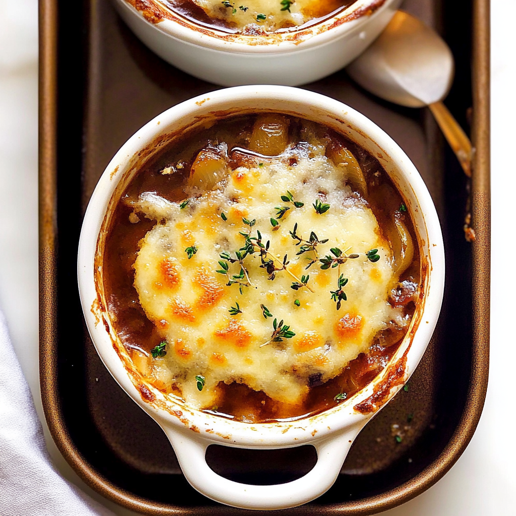 Recipe preparation for french onion soup recipe