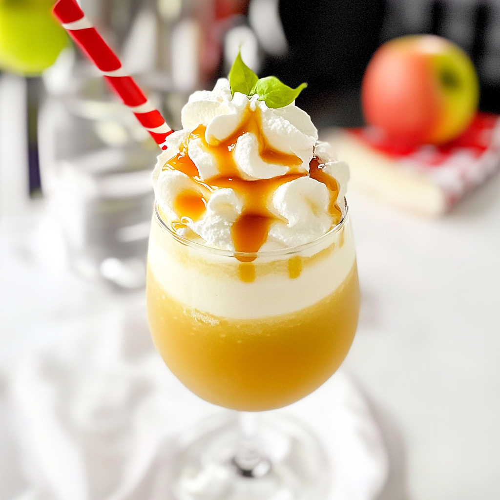 Recipe preparation for Apple Cider Floats