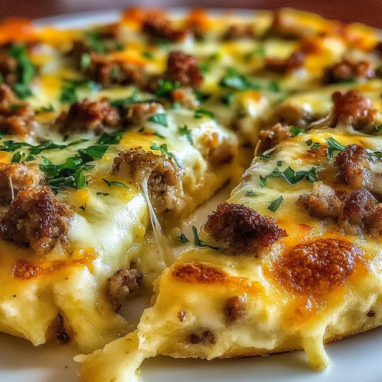 Irresistible Sausage Gravy Biscuit Breakfast Pizza Recipe