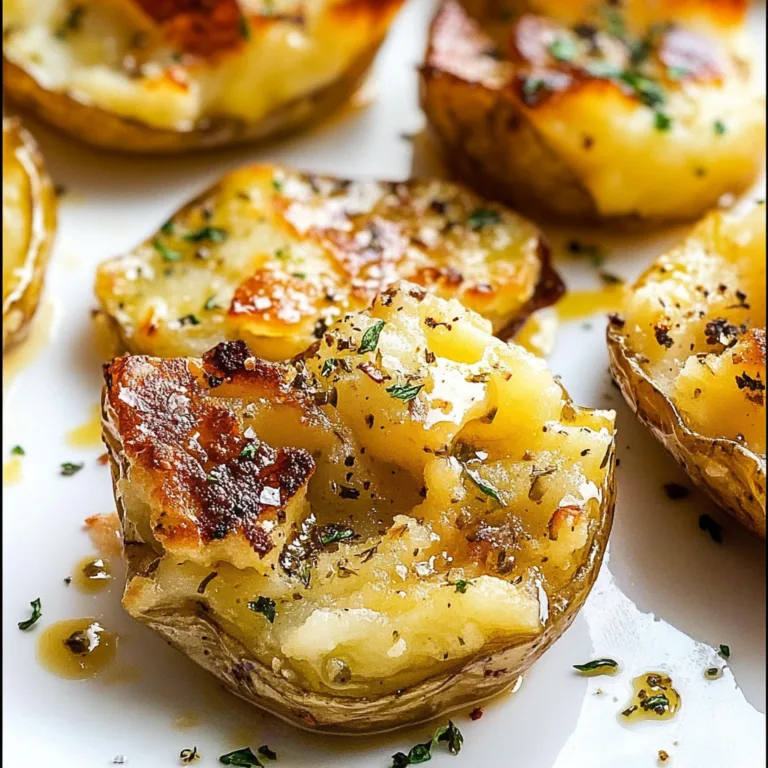 Crispy Smashed Potatoes: A Comforting Delight Recipe